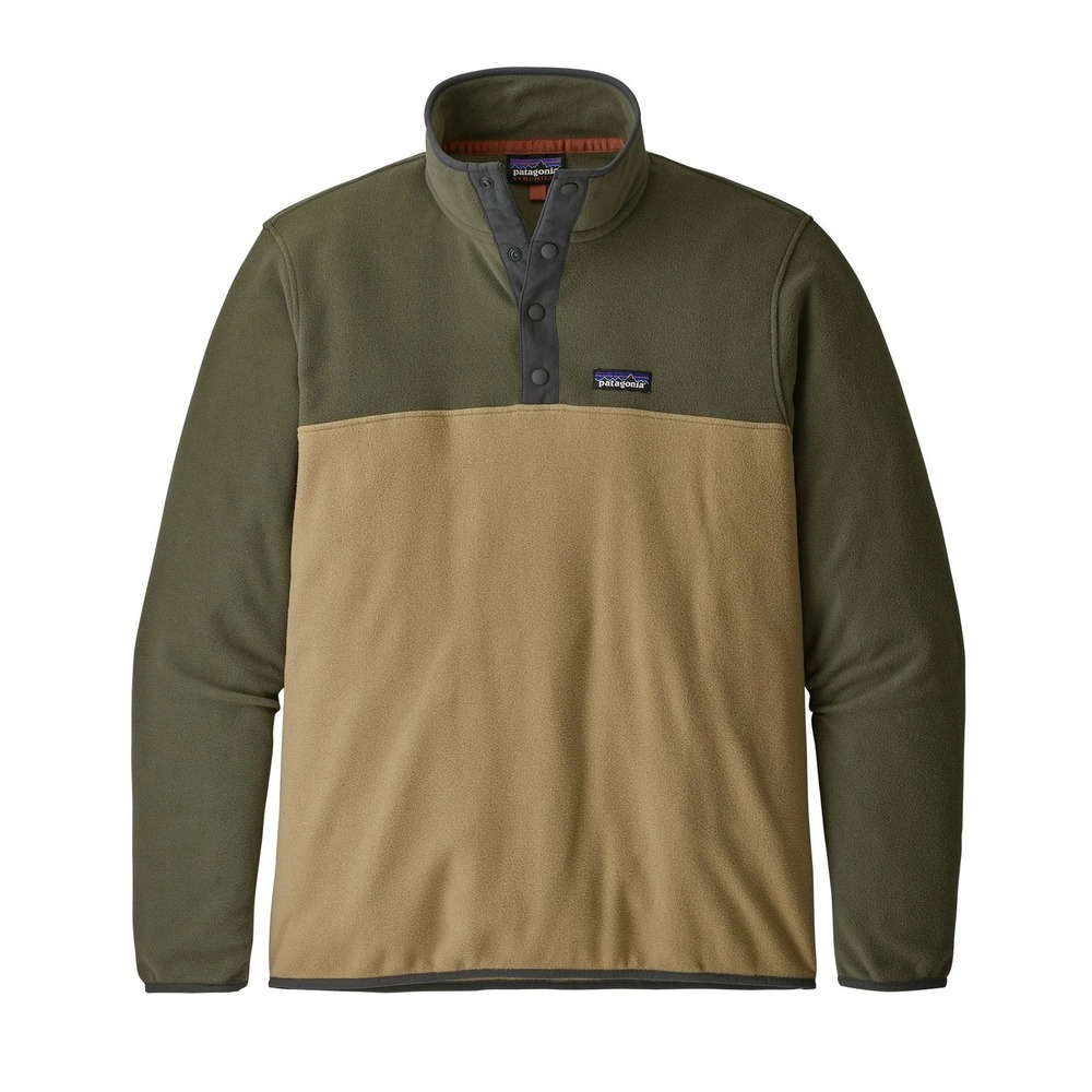 Patagonia Men's Micro D Snap-T Pullover XL Classic Tan